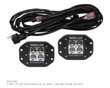 Load image into Gallery viewer, 2" Flood Flush Mount LED Pod - 1 Pair - Rebelled Lights